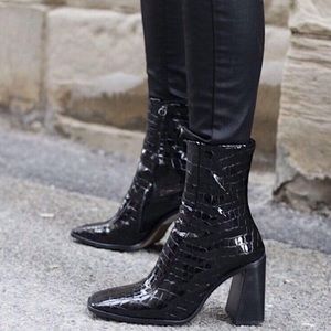 Topshop HURRICANE leather booties